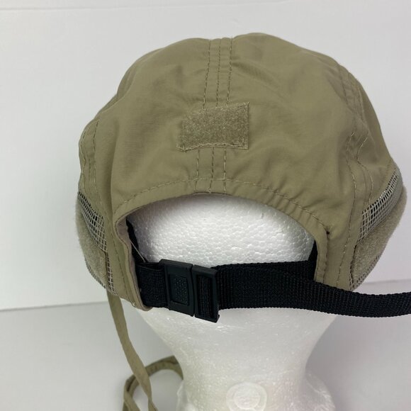 Broner Hat Long Bill Nylon Mesh Fly Fishing Hiking Outdoor Khaki Adjustable Mens - Picture 10 of 14